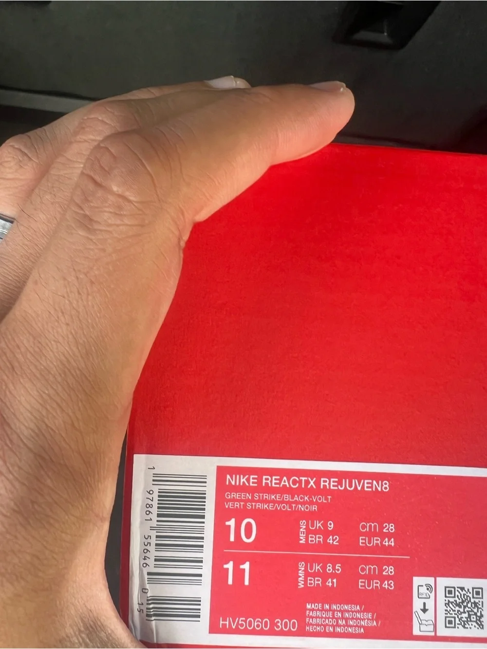 Nike reactx rejuven8
